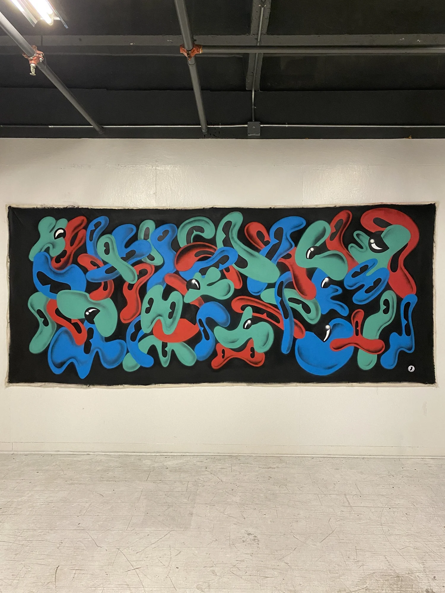 INTERDIMENSIONAL by Carlo Valentino, Aerosol on Canvas