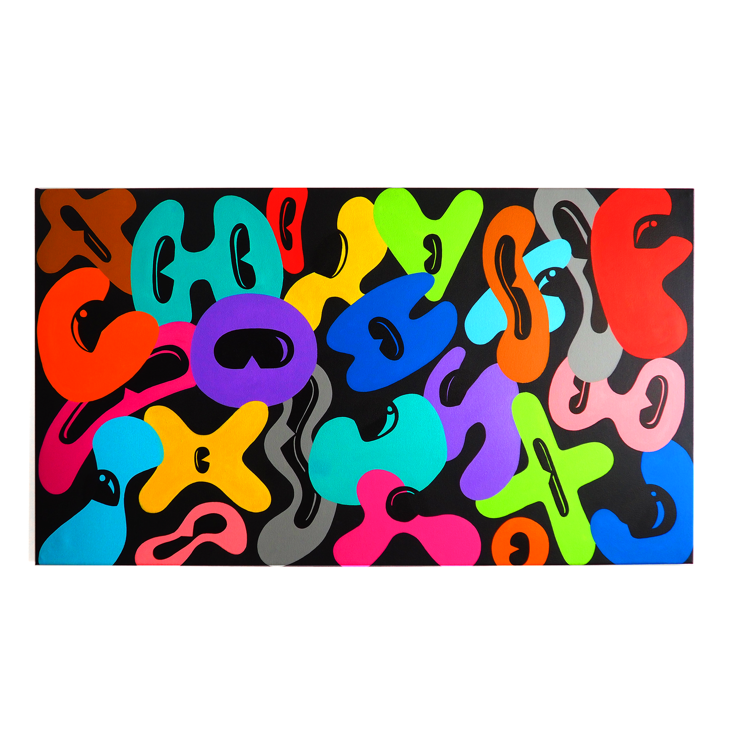 Synthetic by Carlo Valentino, Acrylic on Canvas