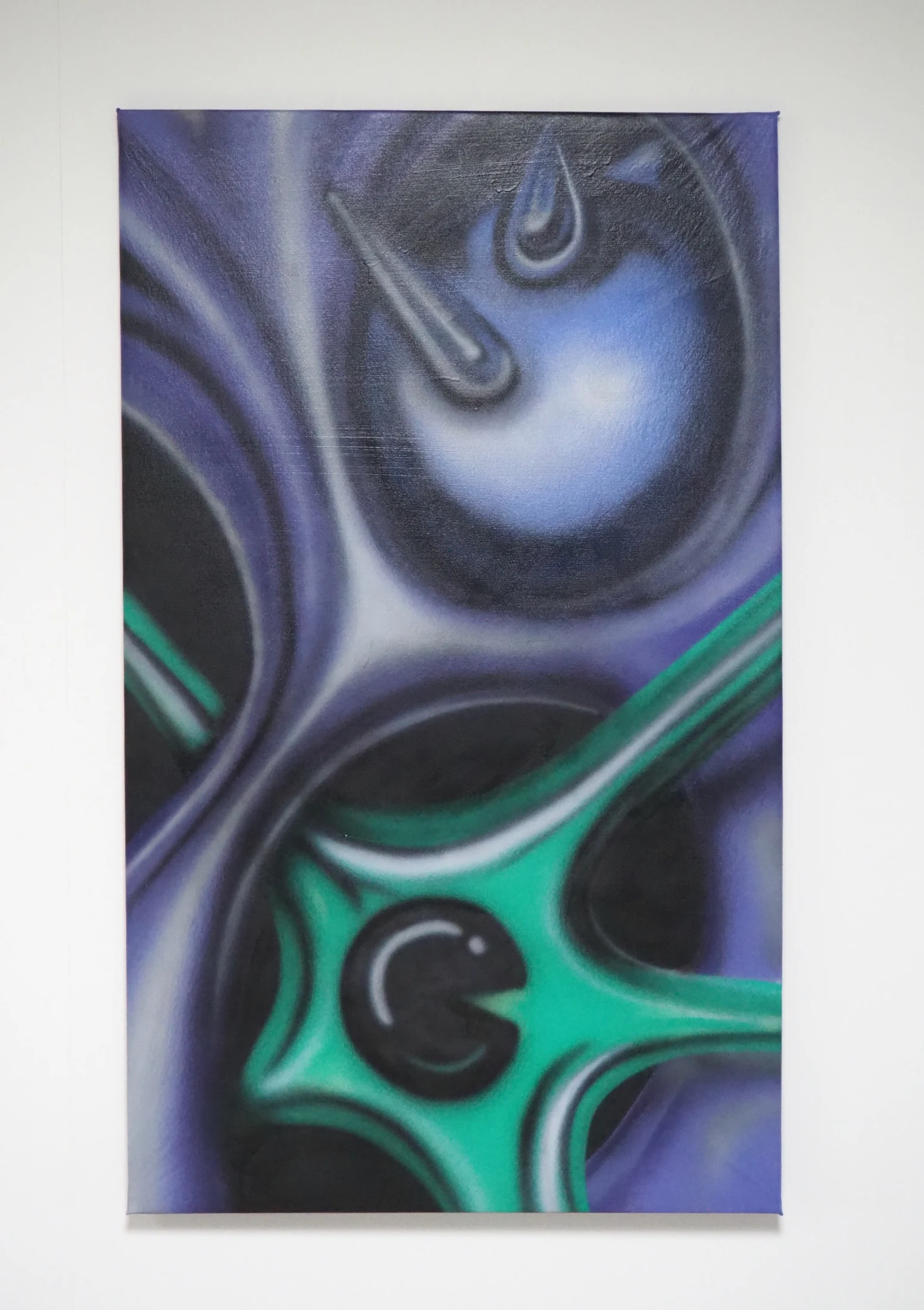 Somewhere Within the Void of the Artist's Mind by Carlo Valentino, Aerosol on Canvas