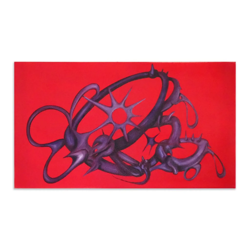 Synapse 03 by Carlo Valentino, Oil on Canvas