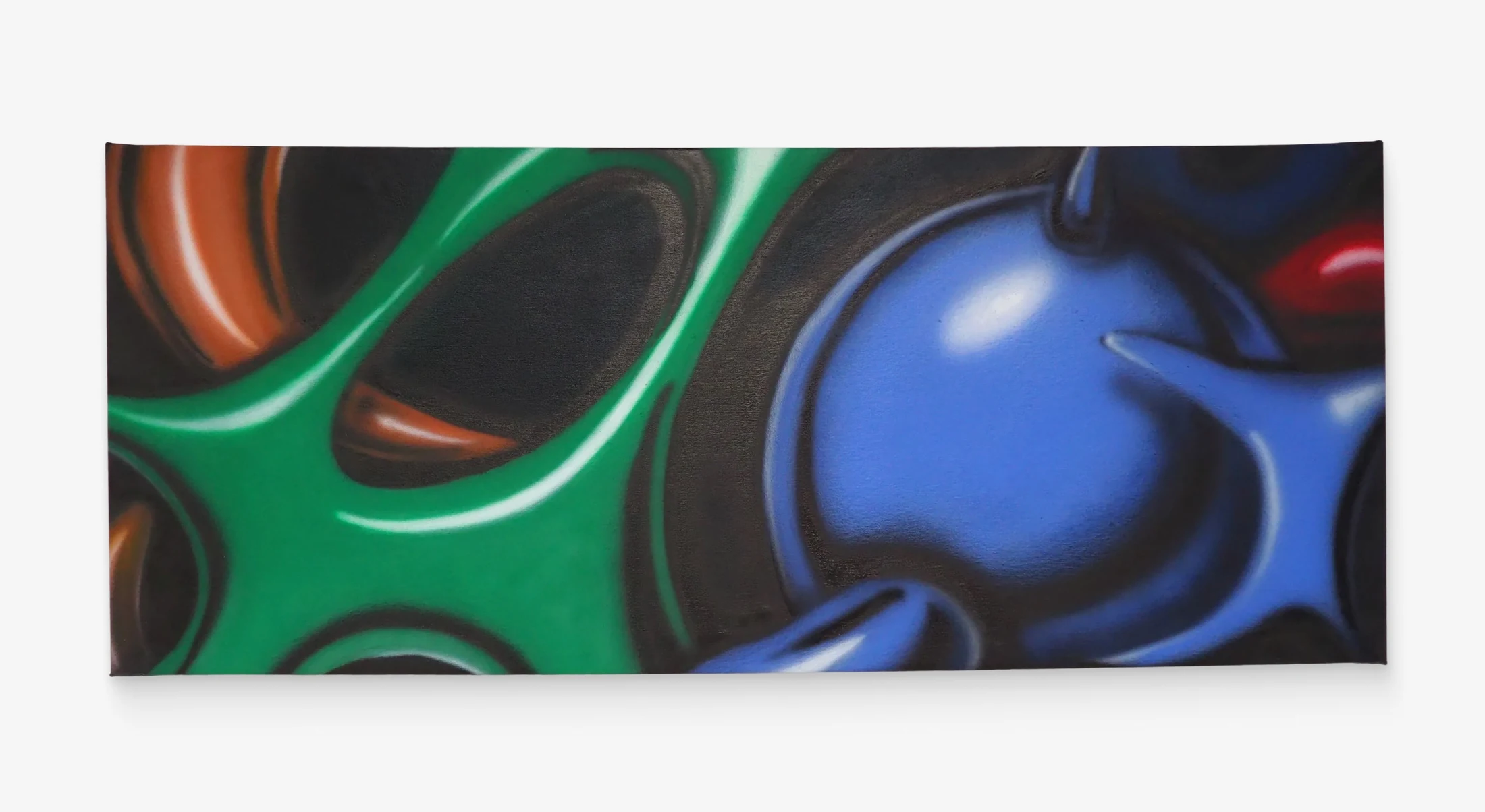 Zoomed In by Carlo Valentino, Aerosol on canvas
